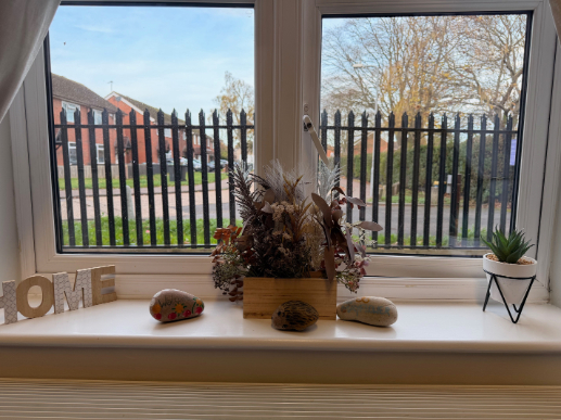 Window view from care home