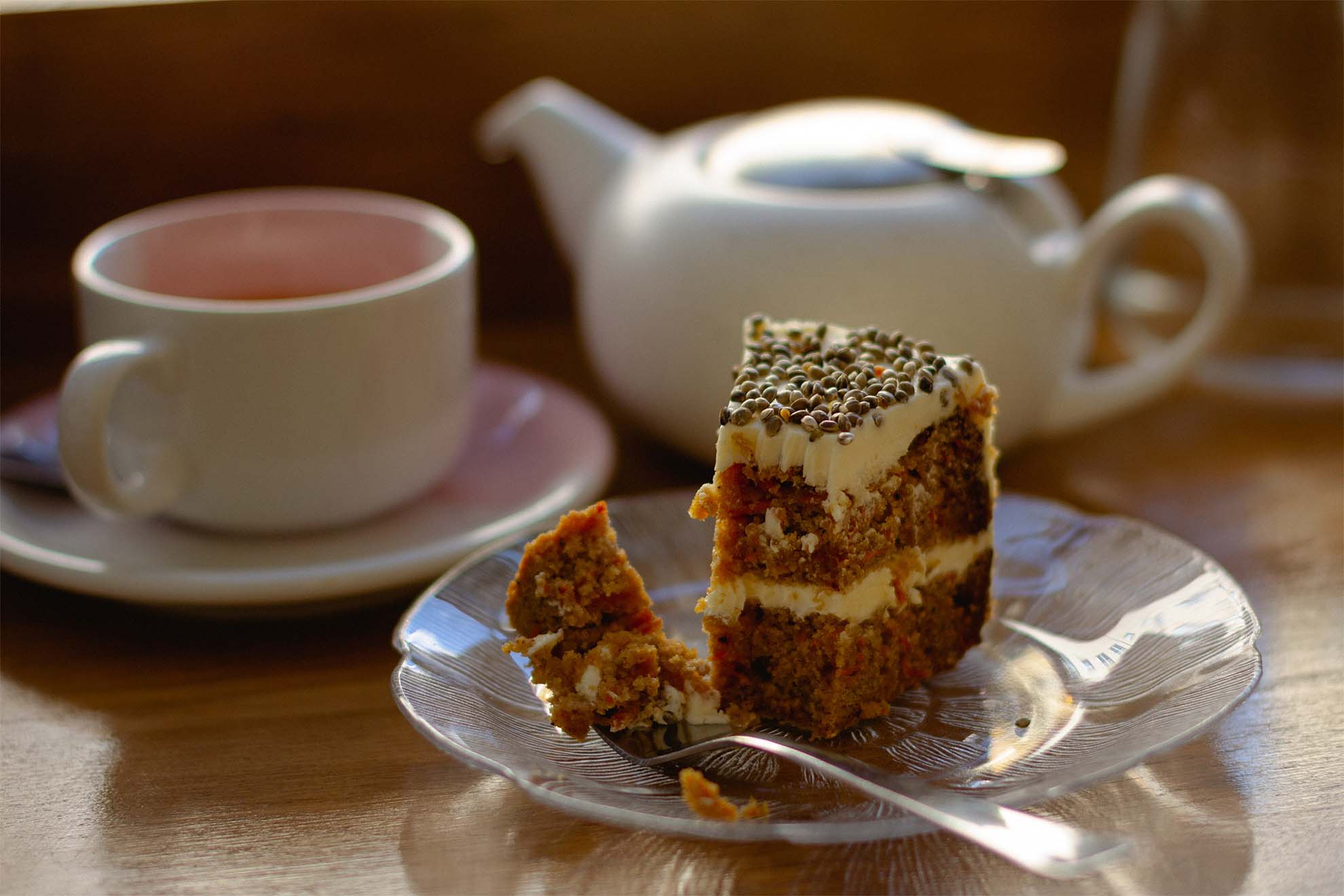 Cake on a plate