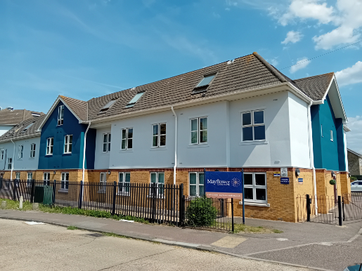 Exterior image of Mayflower Care Home