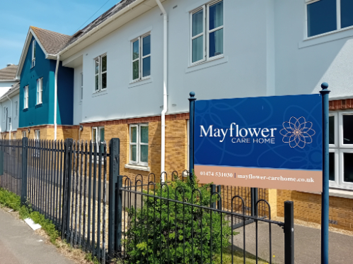 Exterior image of Mayflower Care Home